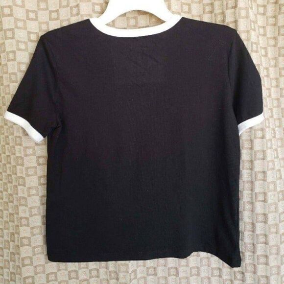 Women's Dream On Baby Y2K Cropped Tee Size L Retro Vibes Perfect Festival - Picture 3 of 5